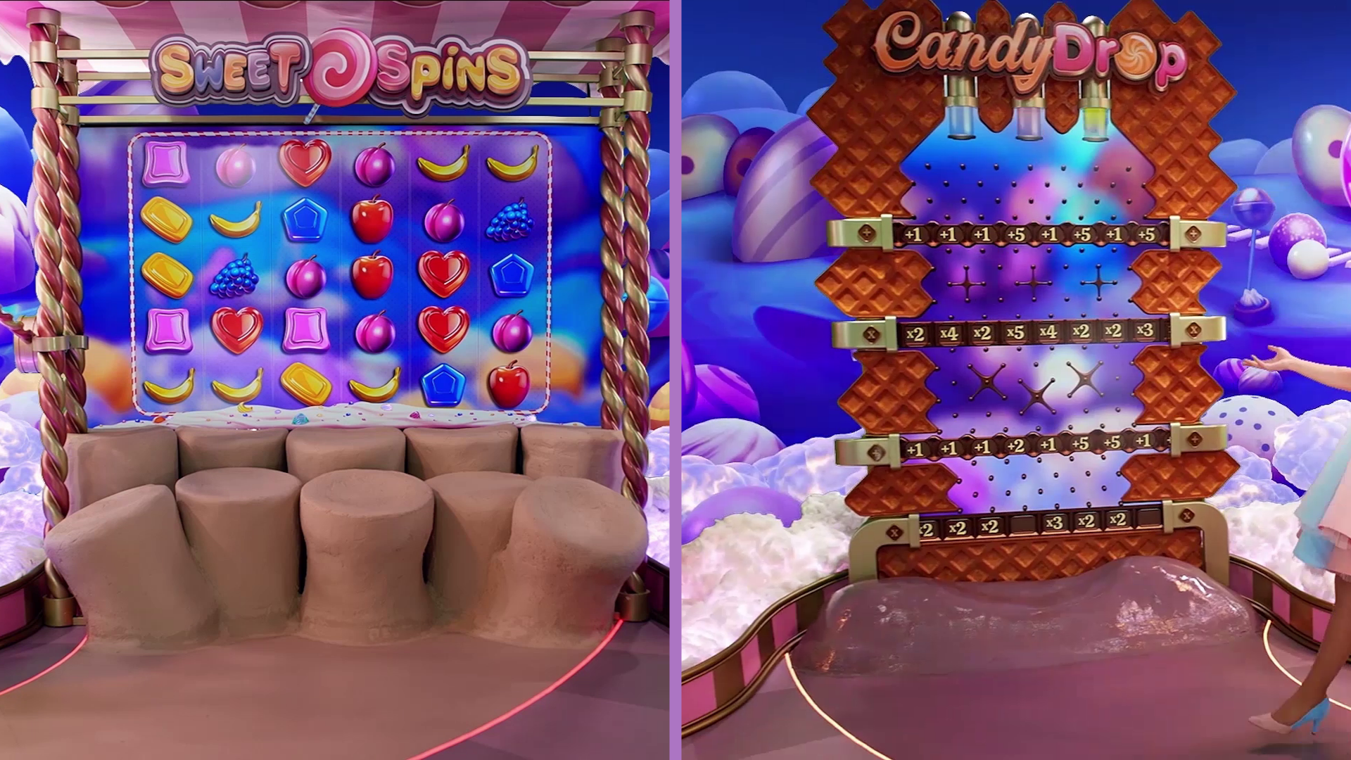 sweet bonanza candyland sweet spins candy drop bonus features