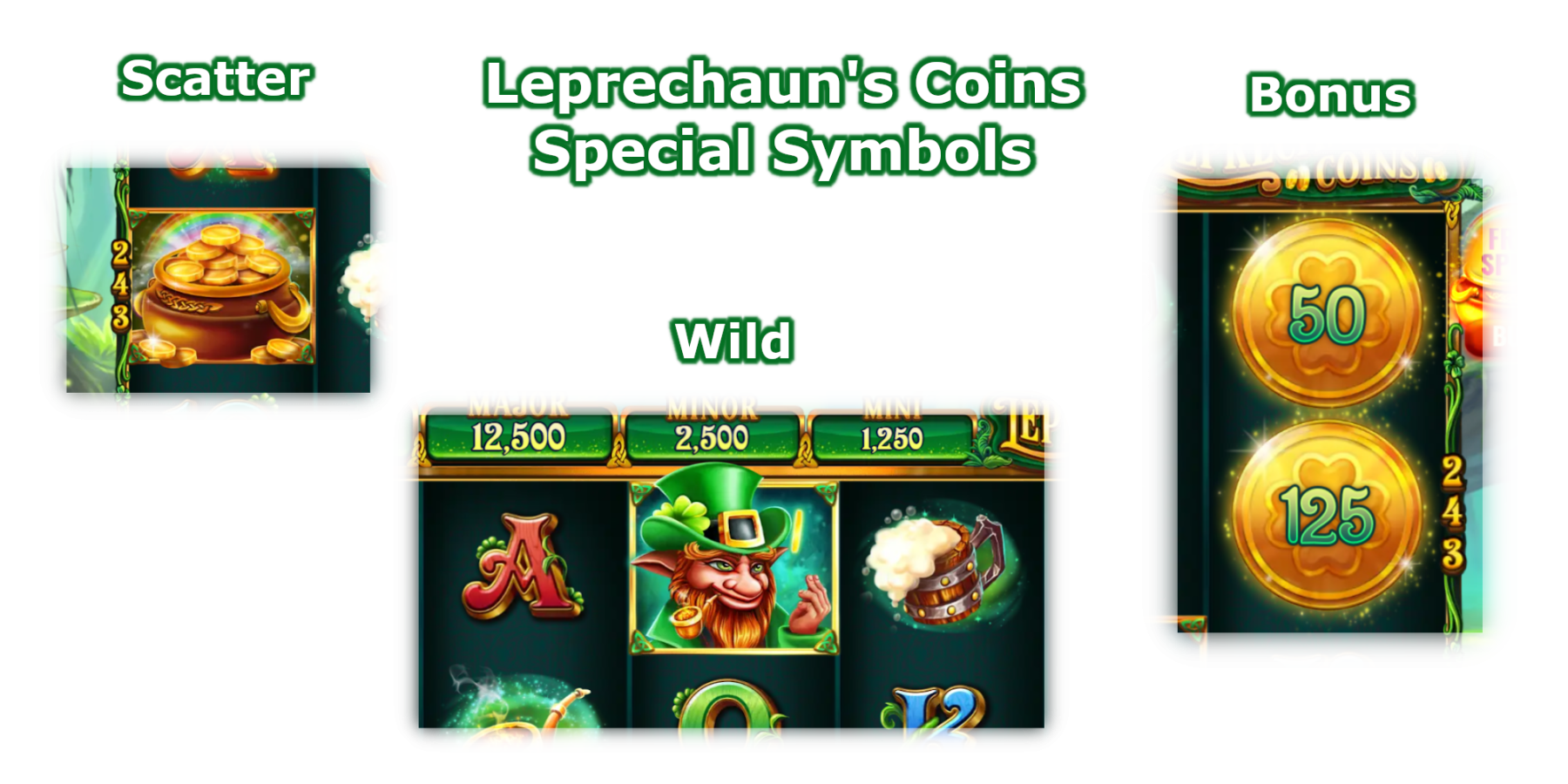 Leprechaun's Coins online casino game Special Symbols