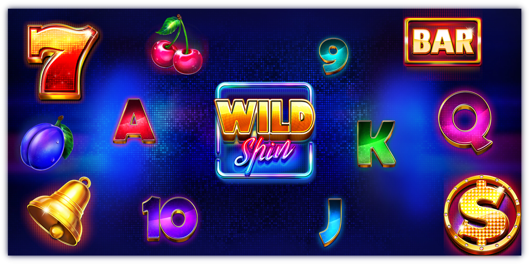Wild Spin online video casino slot game - all symbols
