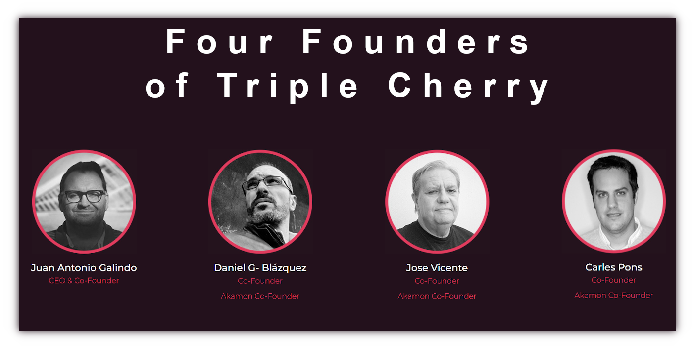Four Founders of Triple Cherry online casino slots games provider