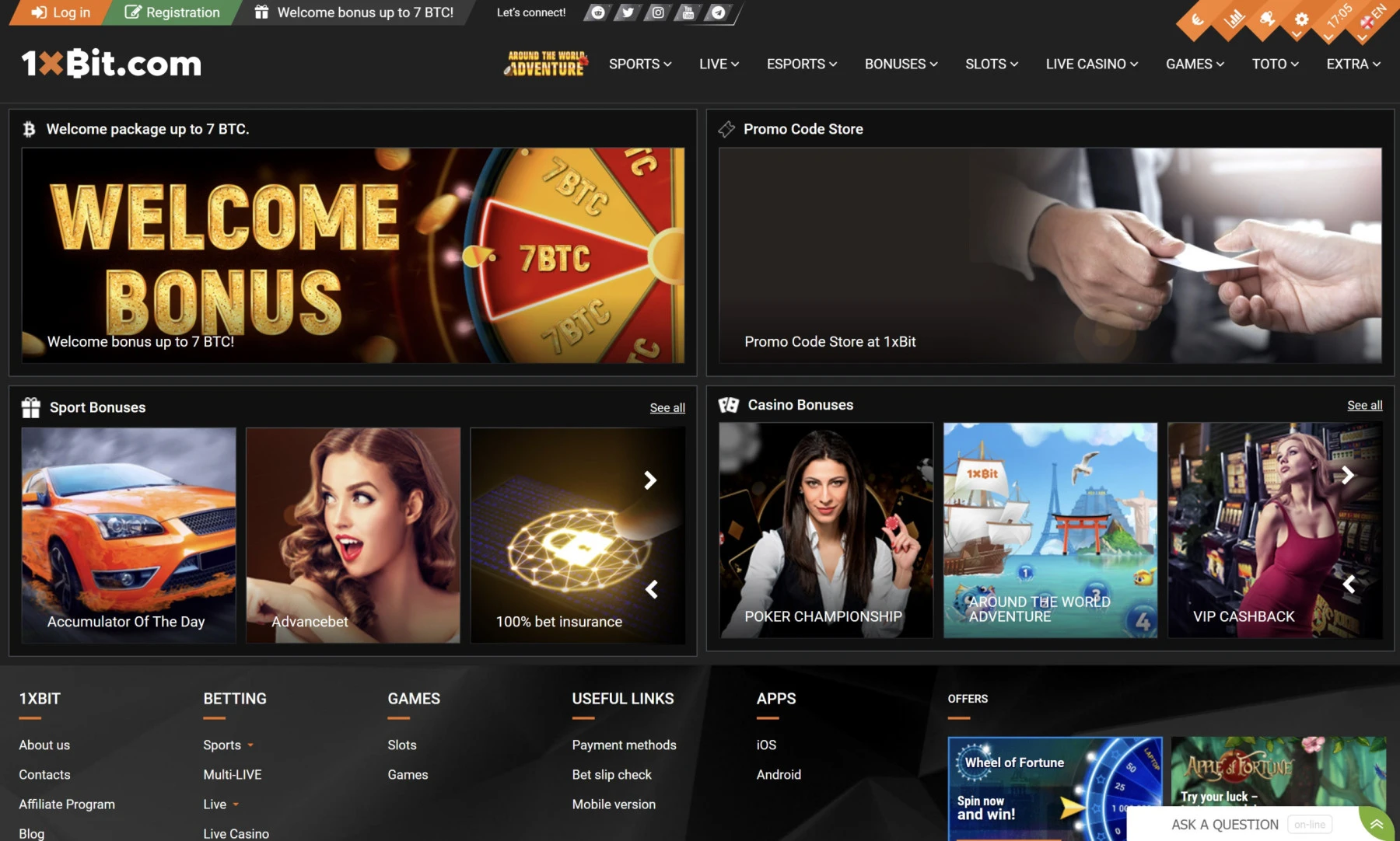 1xbit crypto casino bonus up to 7 bitcoin