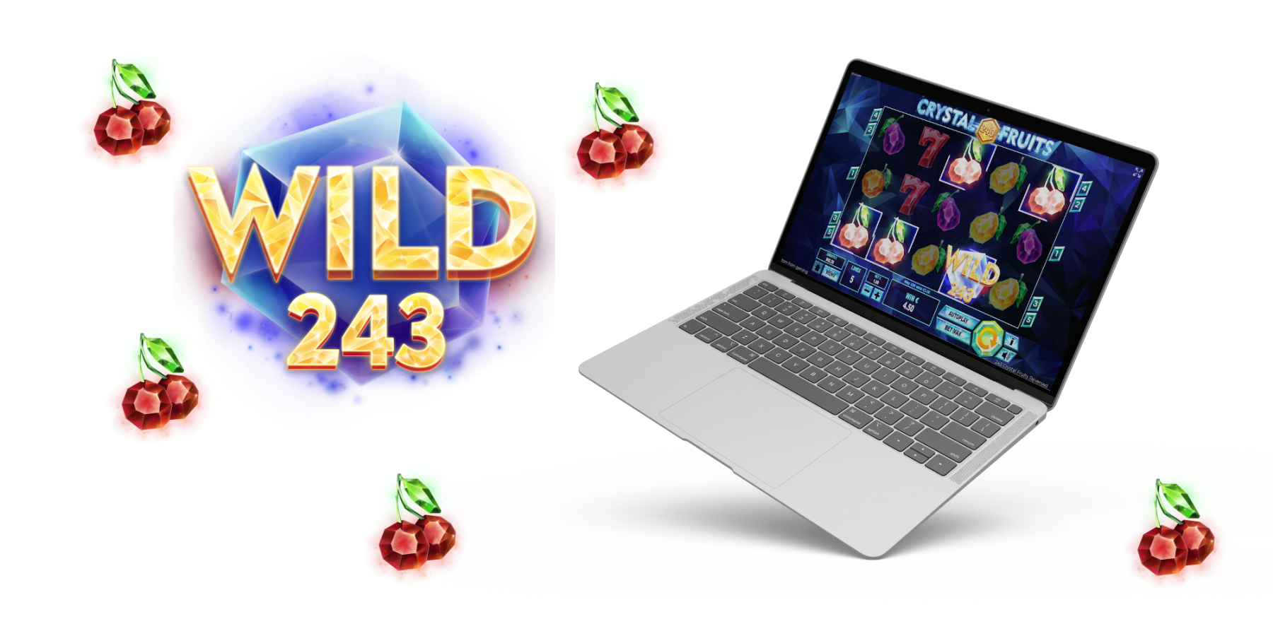 243 Crystal Fruits Reversed online casino slot game has Wild features
