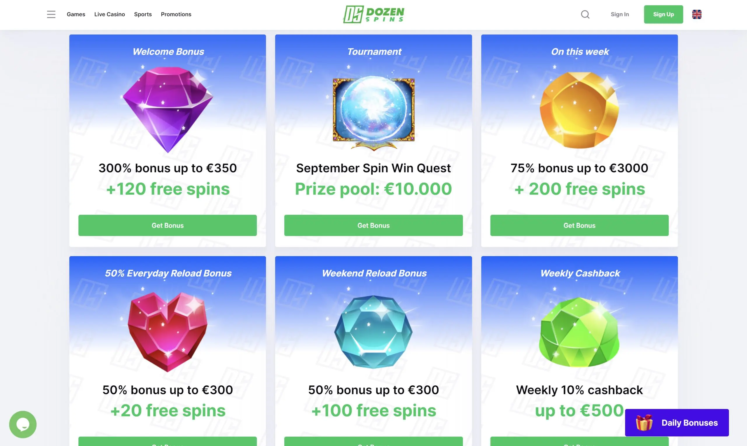 dozenspins dozen spins casino no deposit bonus promo code