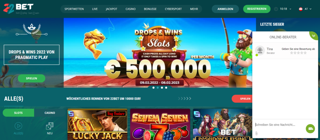 Ist 22Bet seriös? 22bet login - 22bet live chat - 22bet test - 22bet casino auszahlung