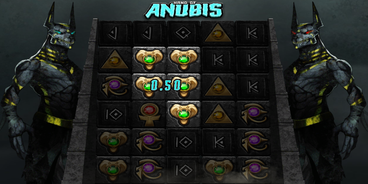 Hand of Anubis slot machine game symbols