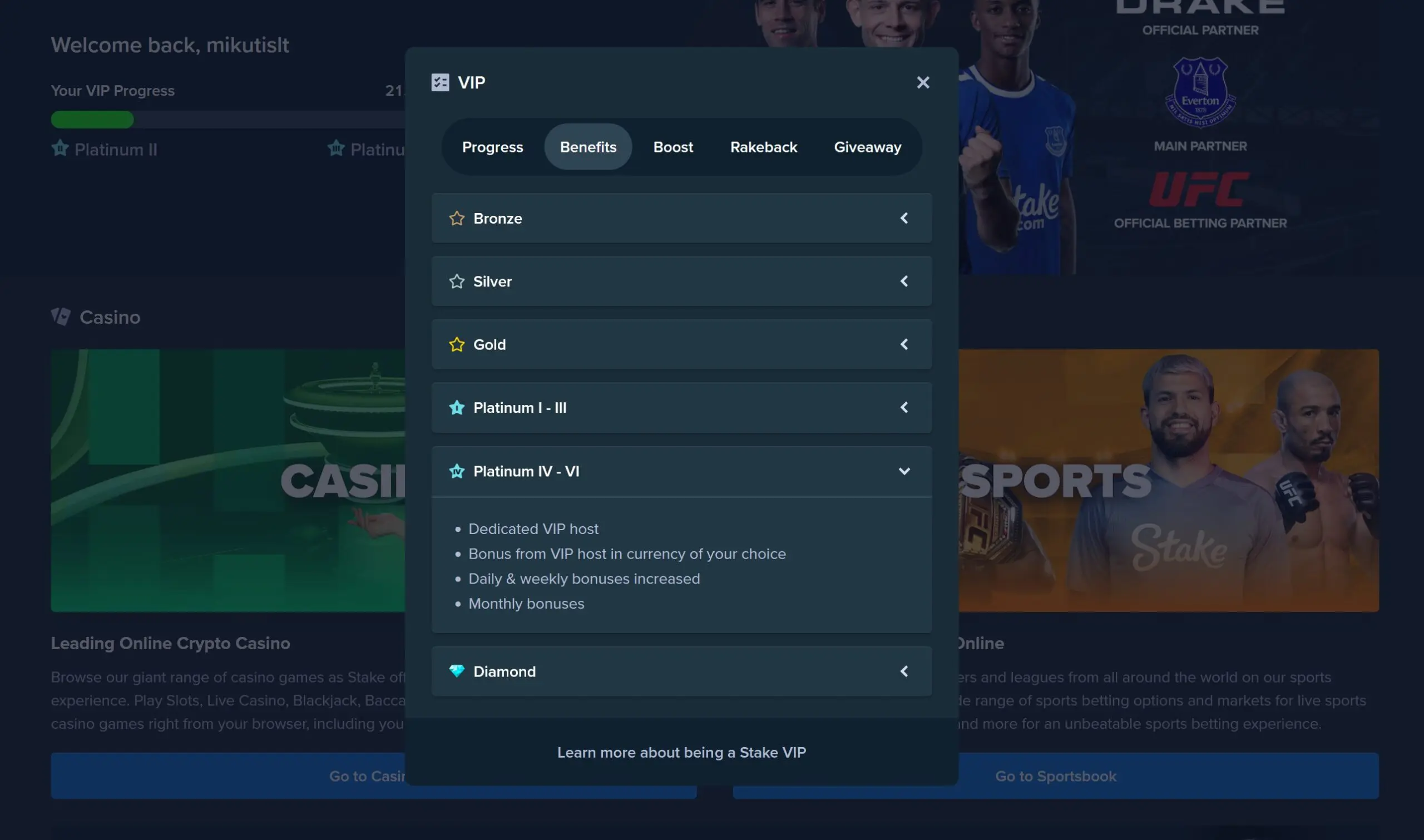stake vip benefits wager strategy bonus