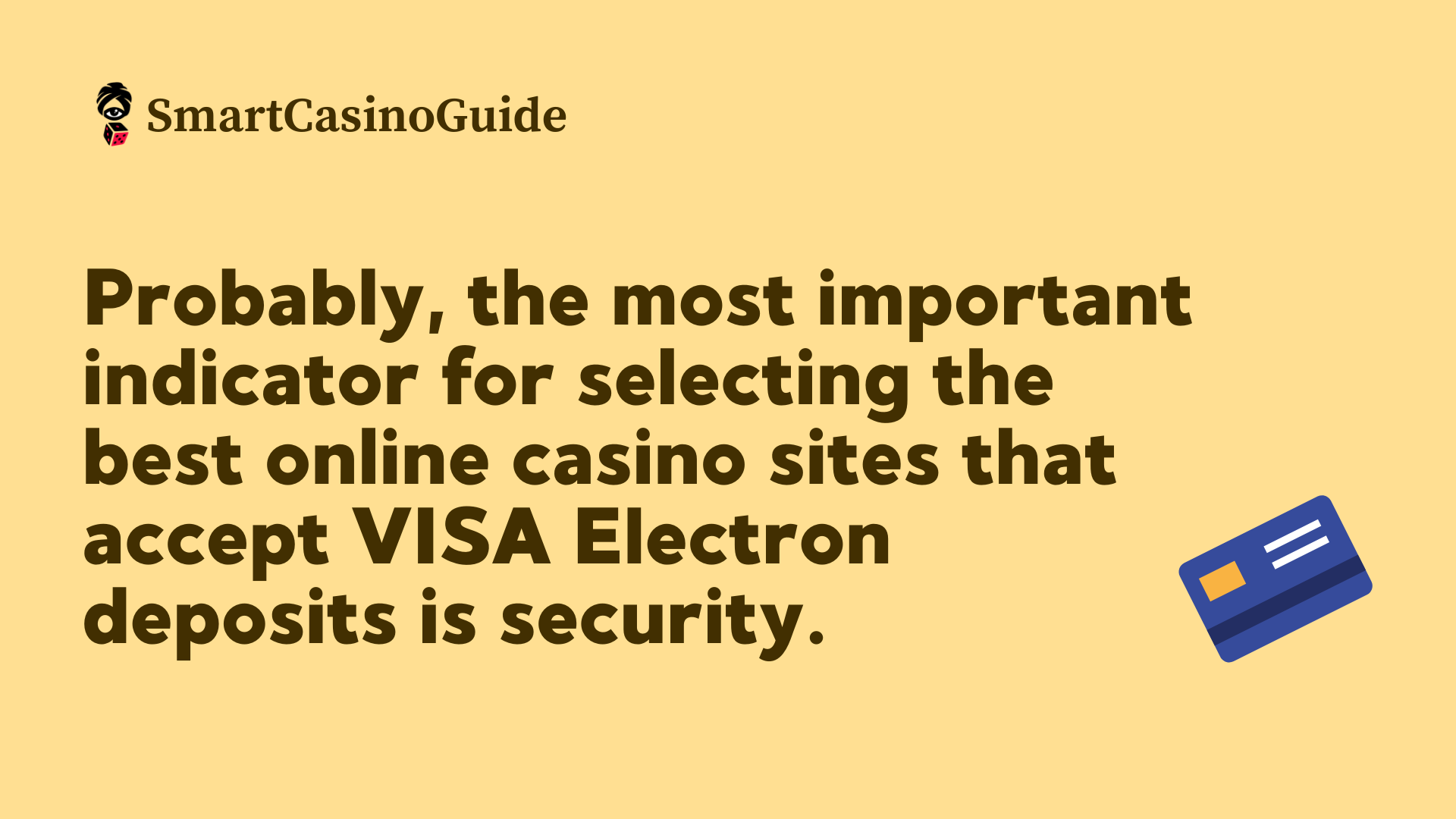 casino sites with visa electron
