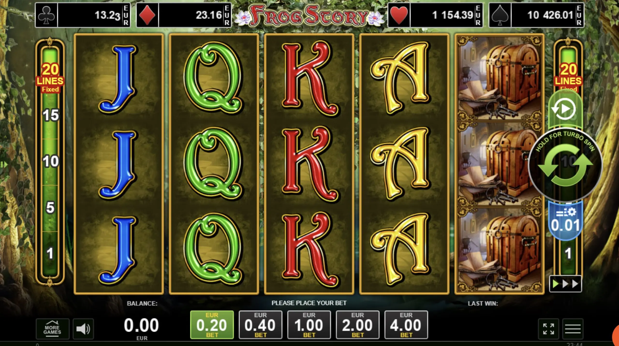 frog story slot game amusnet live slot rtp