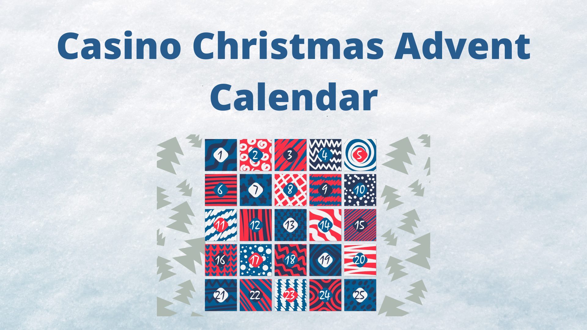 online casino Christmas advent calendar casino xmas