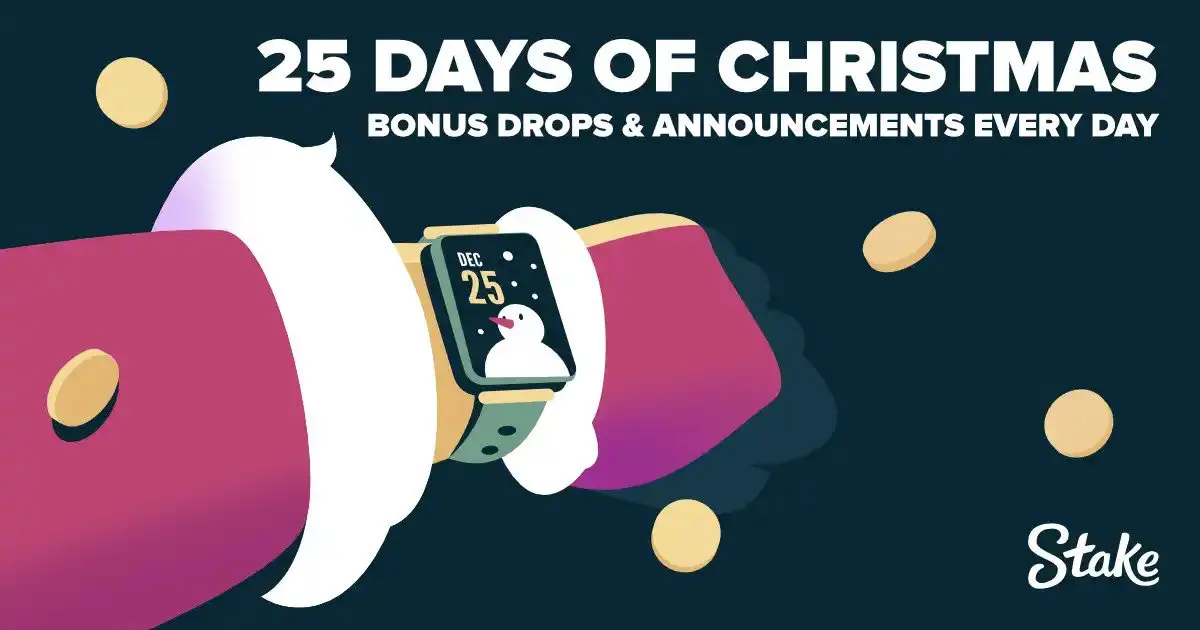 stake casino 25 days of christmas bonus drops