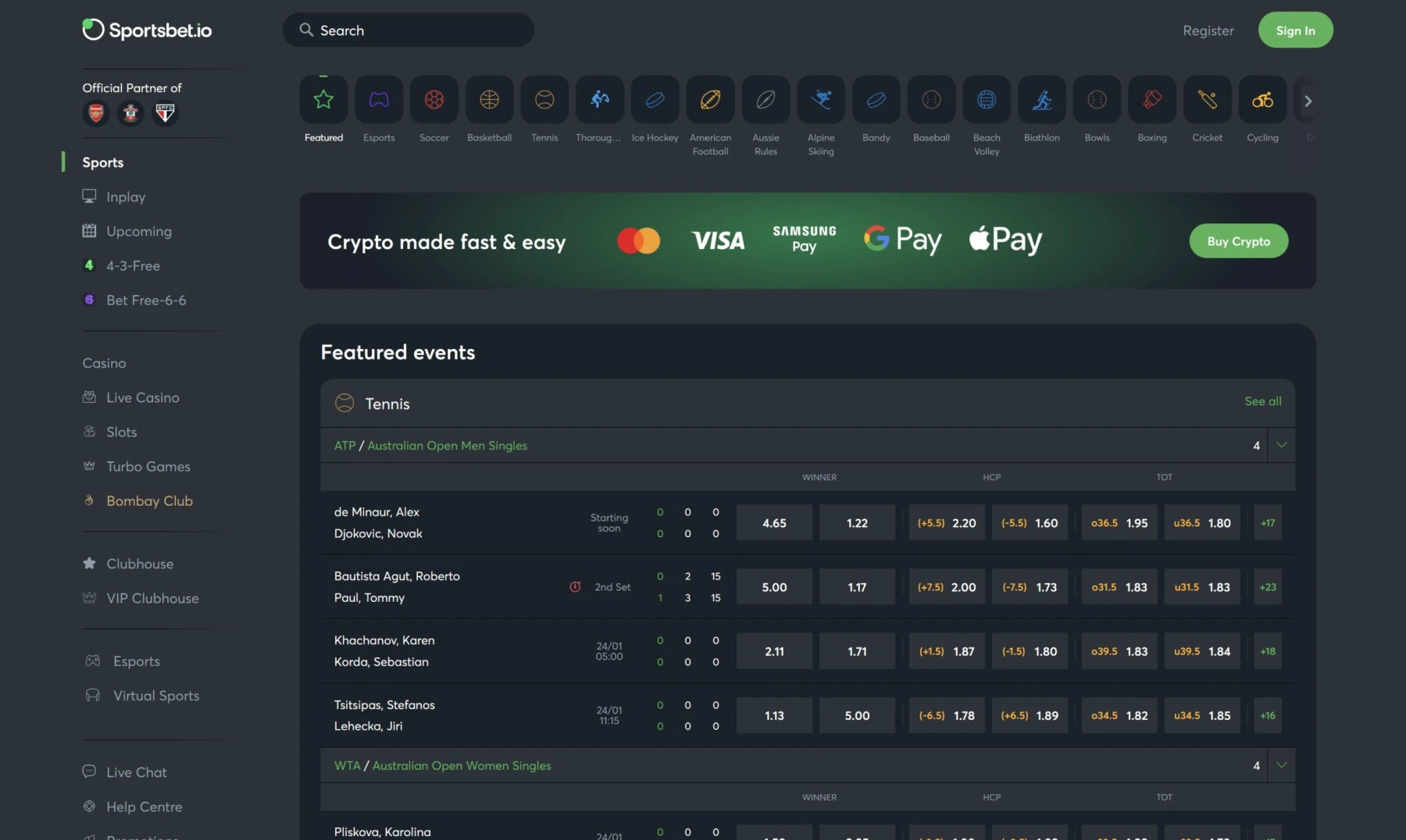 sportsbet.io sports betting gambling