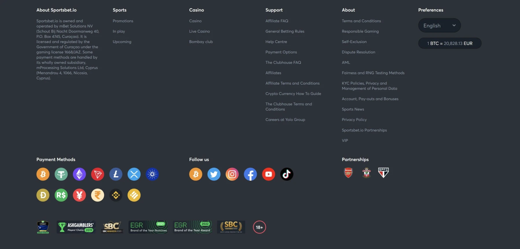 sportsbet io crypto payment methods bitcoin ethereum litecoin usdt busd