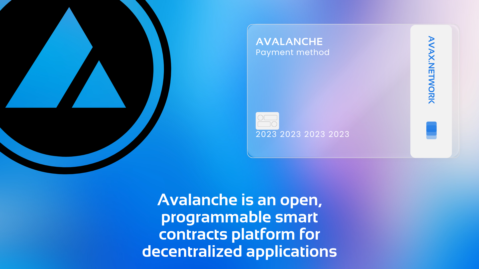 avalanche is an open, programmable smart contracts platform