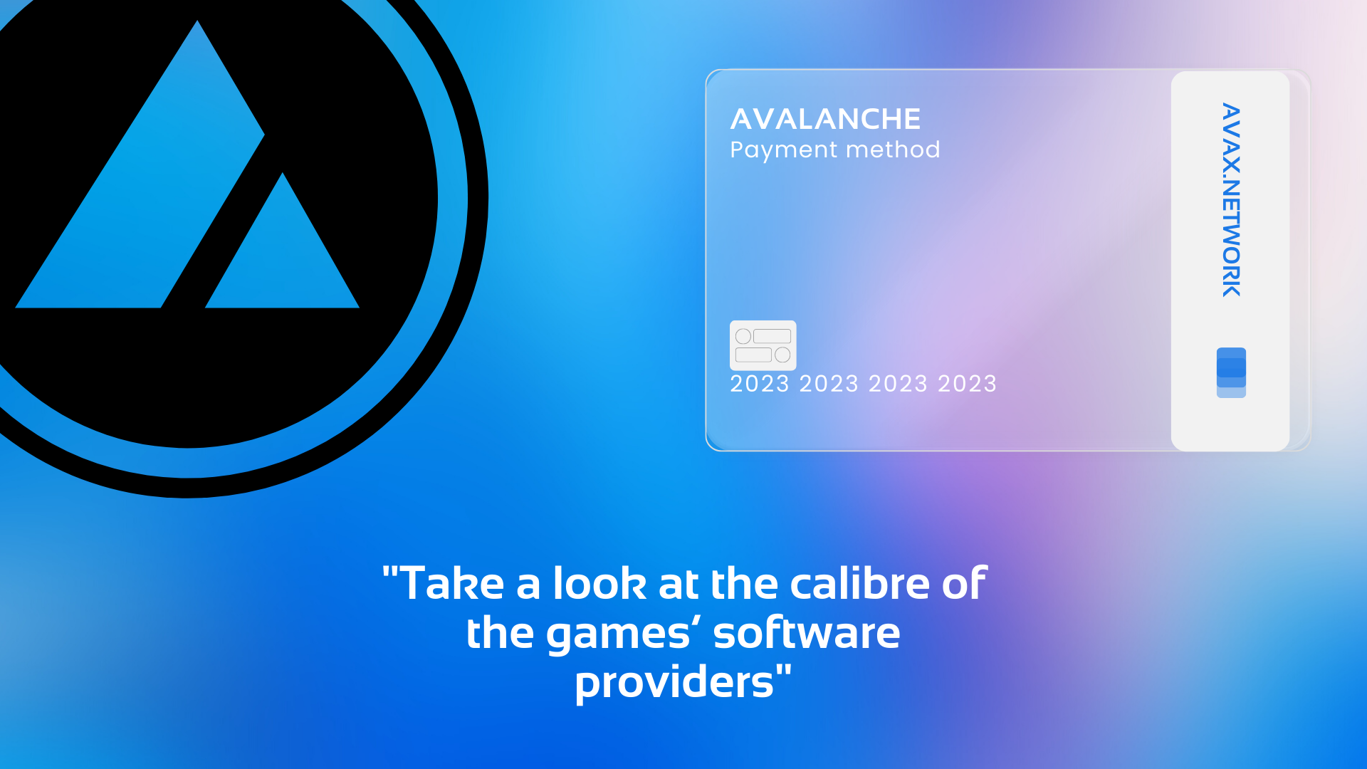 take a look at the calibre of the games software providers