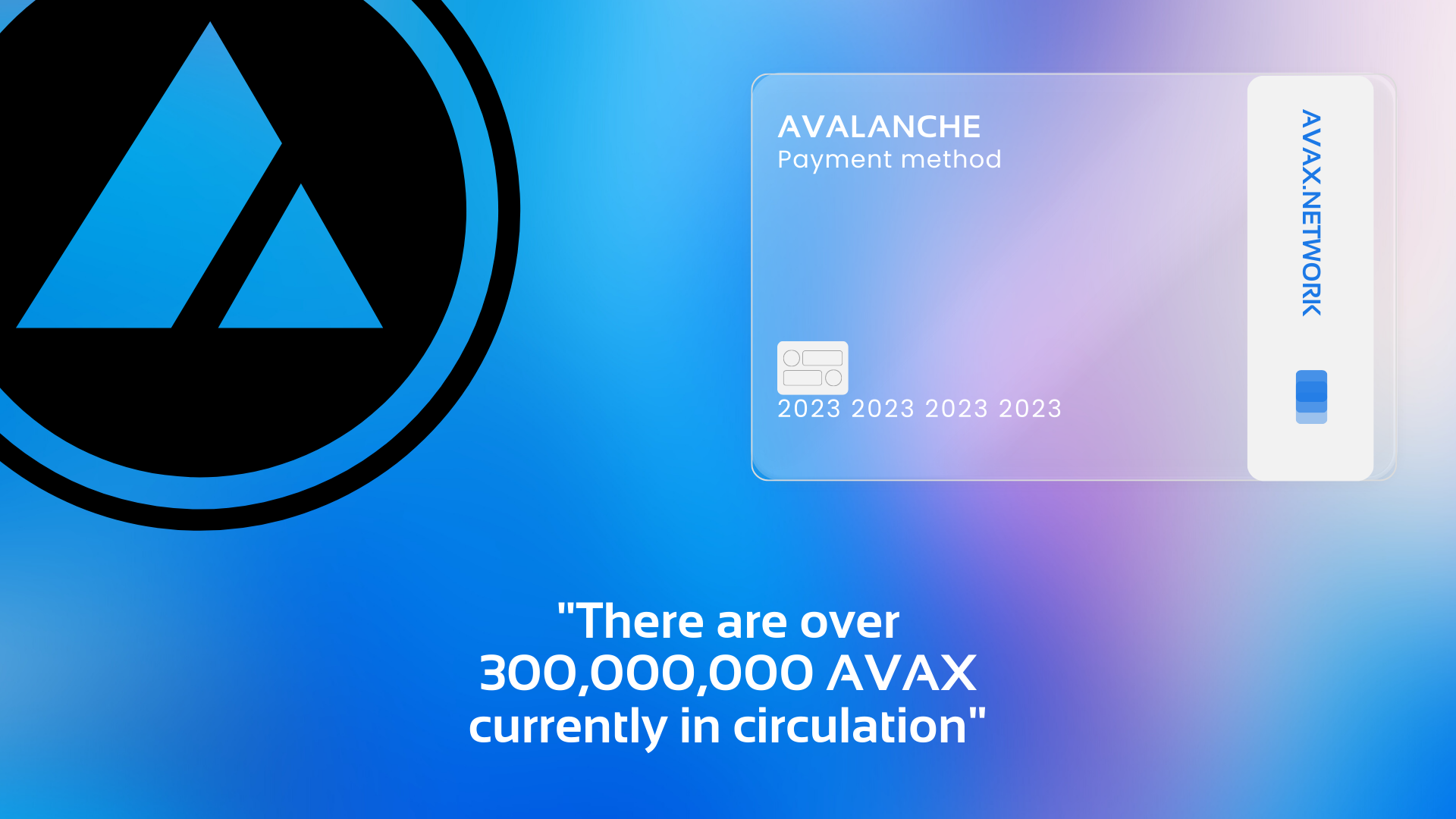 there are over 300 mil avax currently in circulation