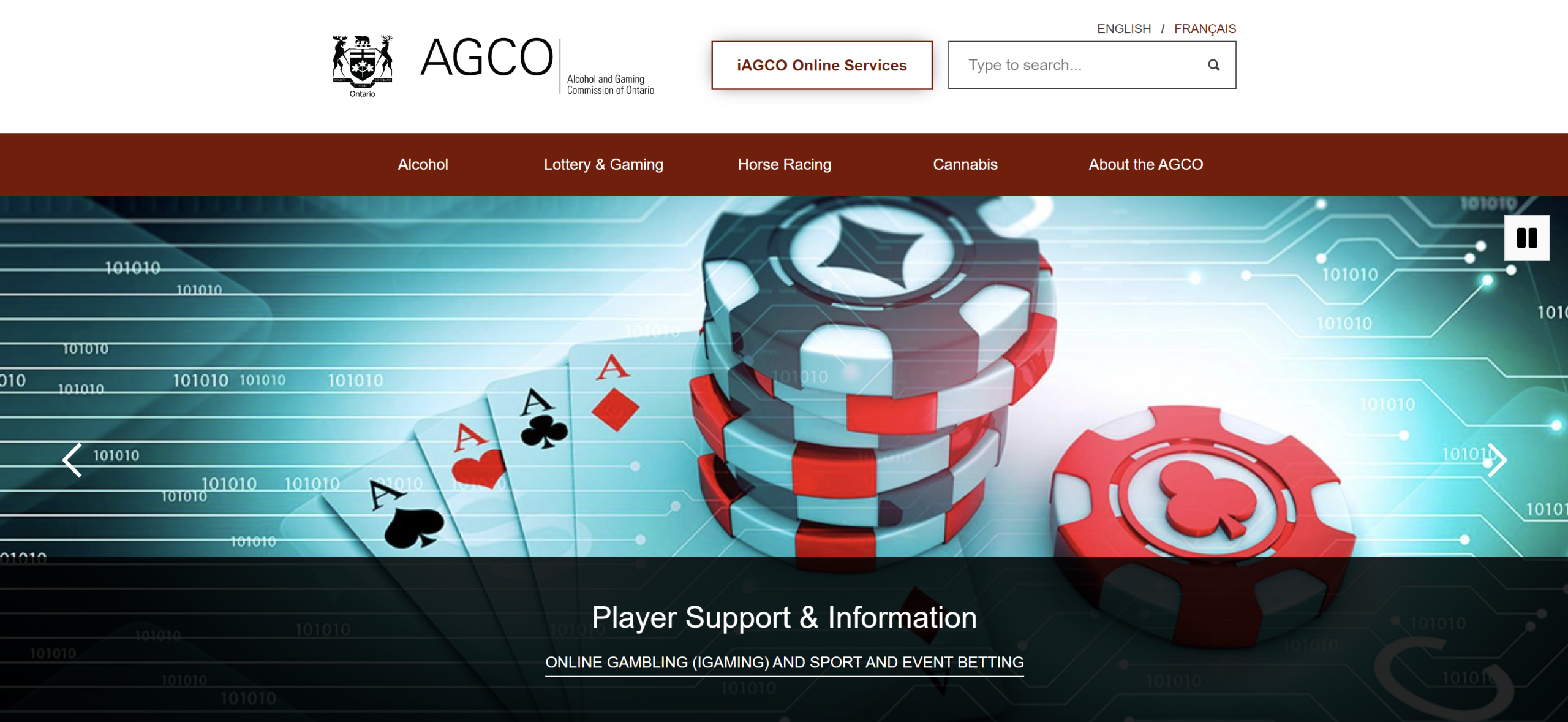 alcohol and gaming commission of ontario government online casino license ontario