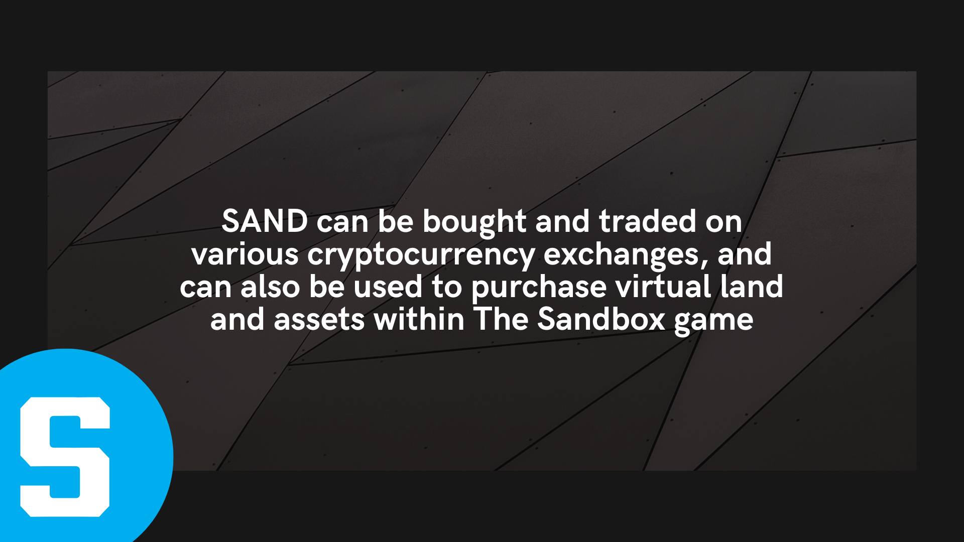 sandbox can be bought and traded on various exchanges