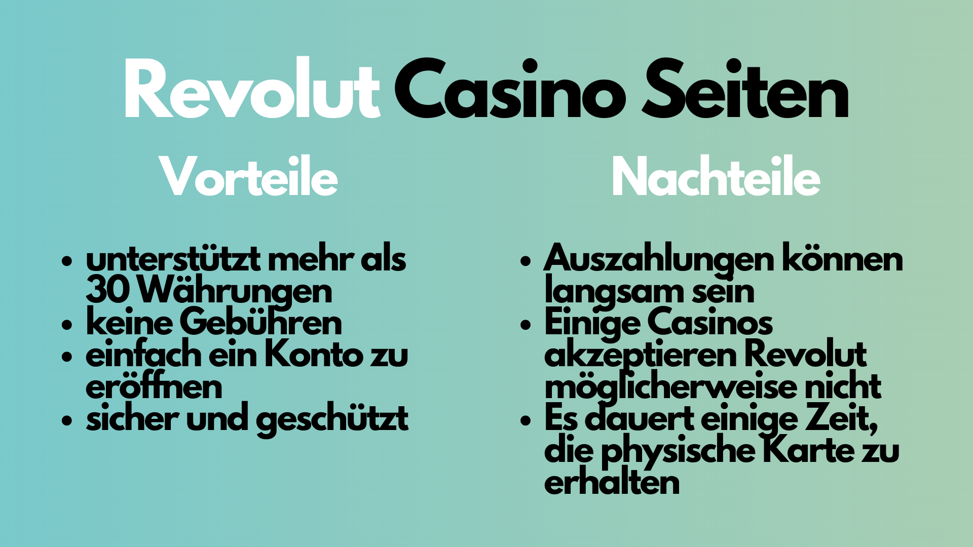 revolut online casino - Vor- und Nachteile von online casino revolut