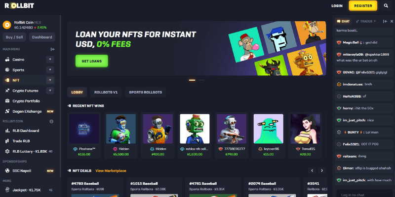 rollbots-nft-casino-nft-betting-site