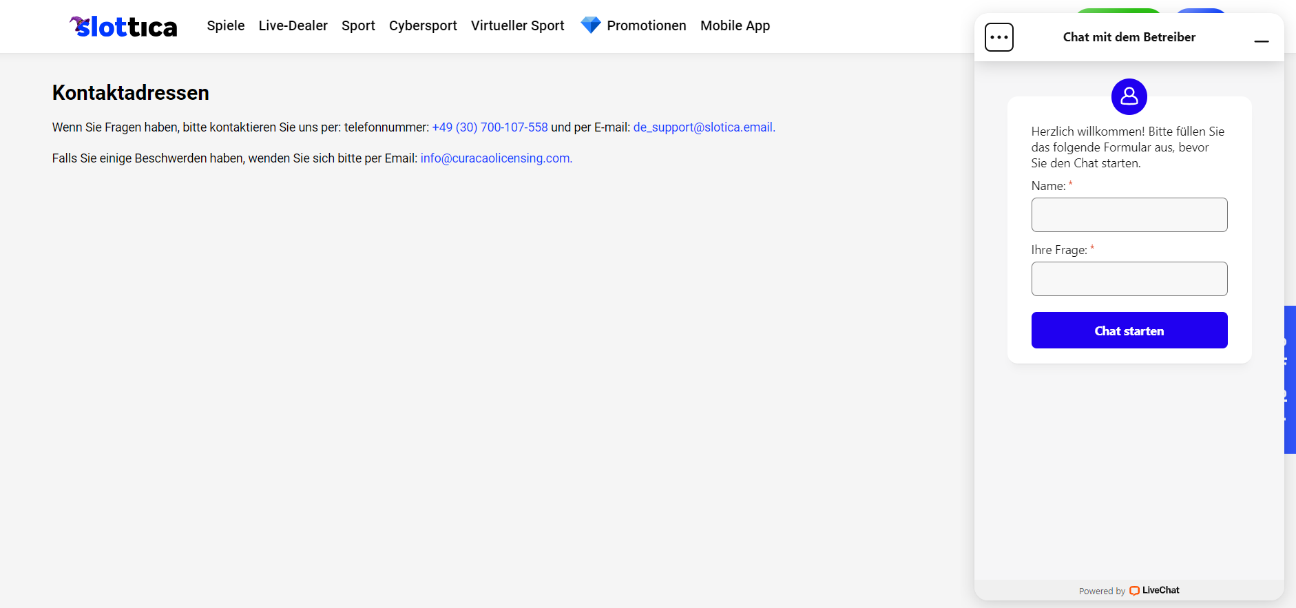 slottica-online-casino-kundenservice