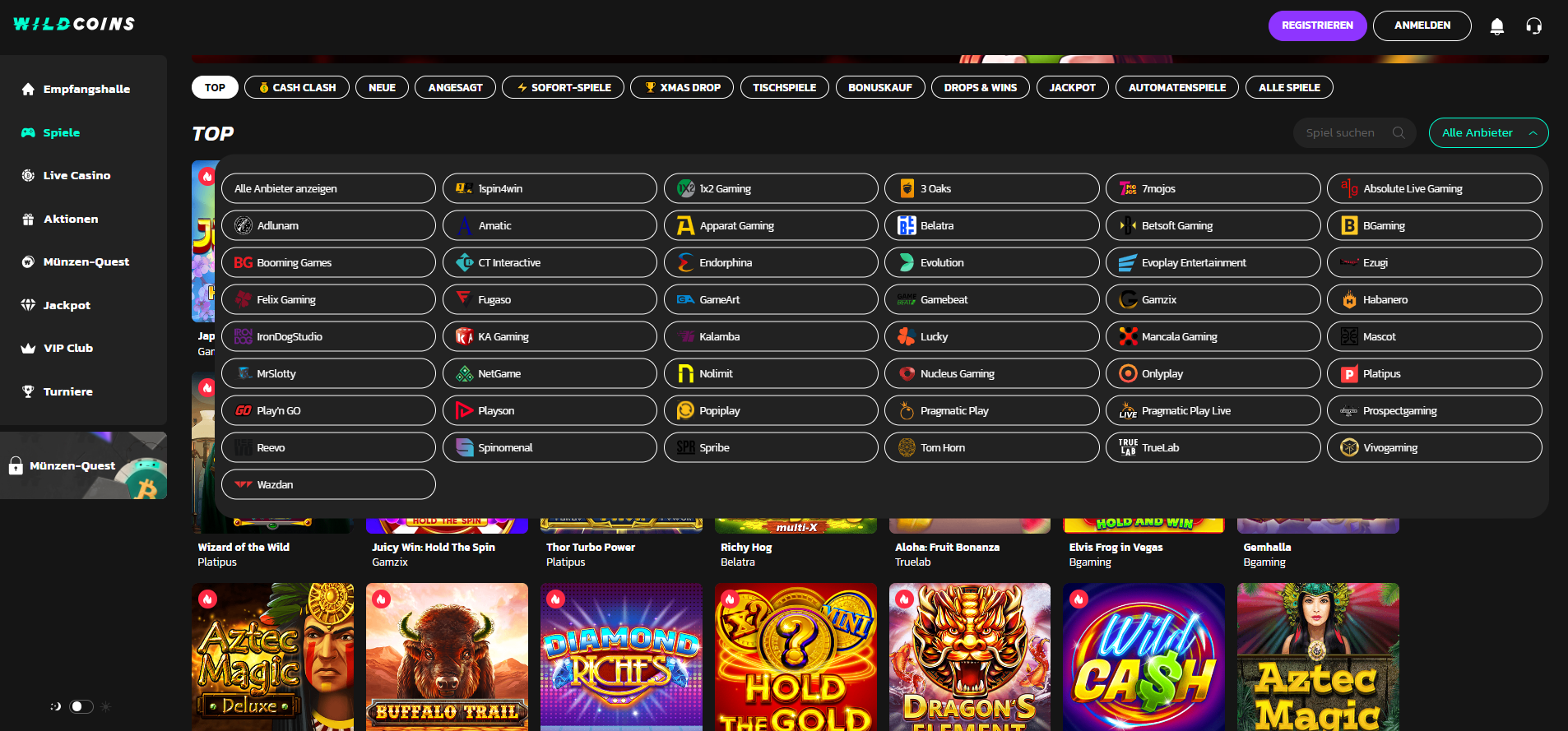 wildcoins-casino-spiele