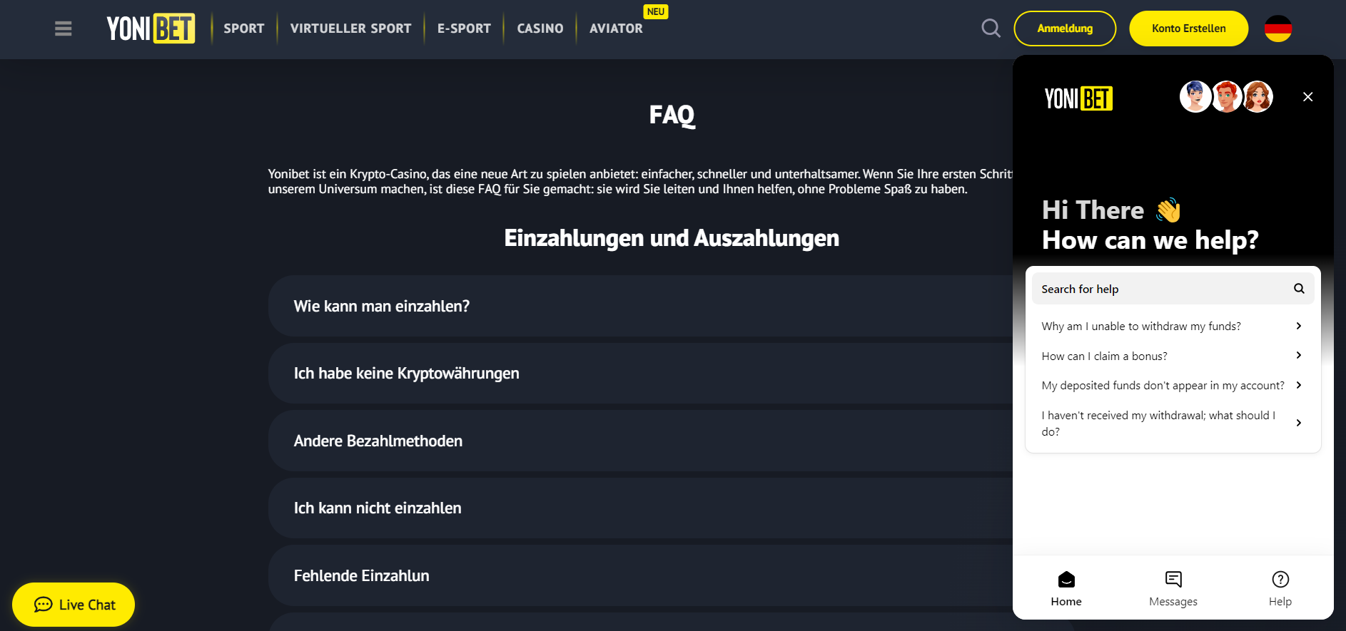 yonibet-online-casino-kundenservice
