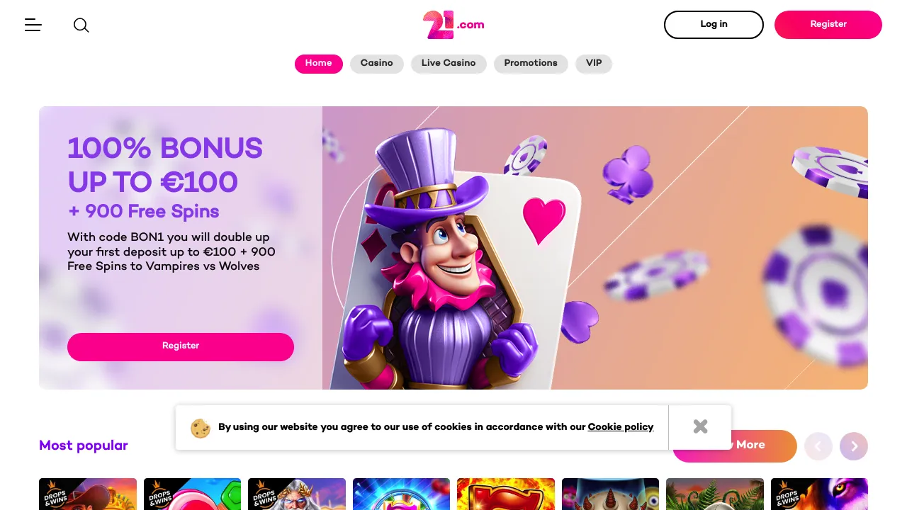 21 desktop screenshot