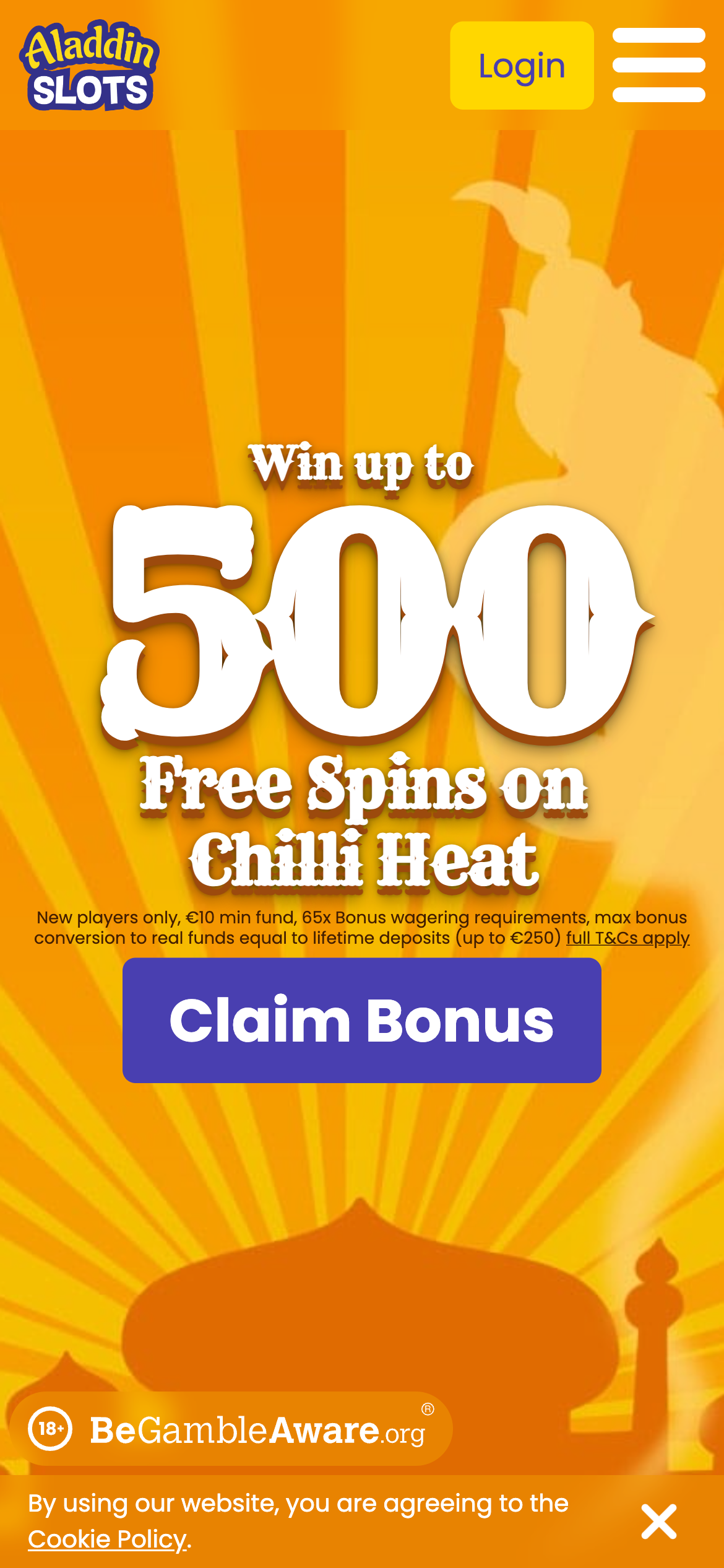 AladdinSlots mobile screenshot