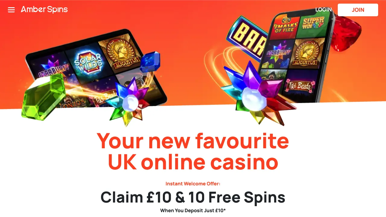 AmberSpins desktop screenshot