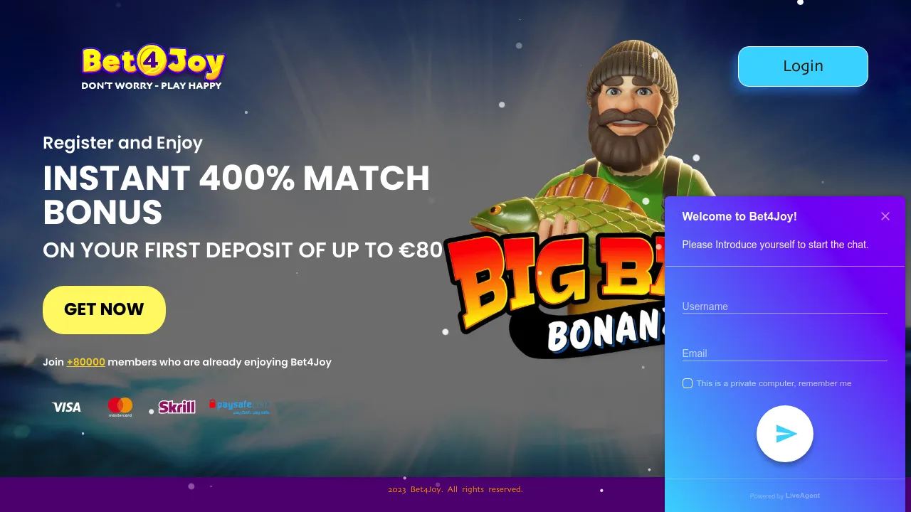 Bet4Joy desktop screenshot