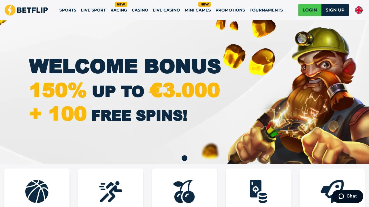 BetFlip desktop screenshot