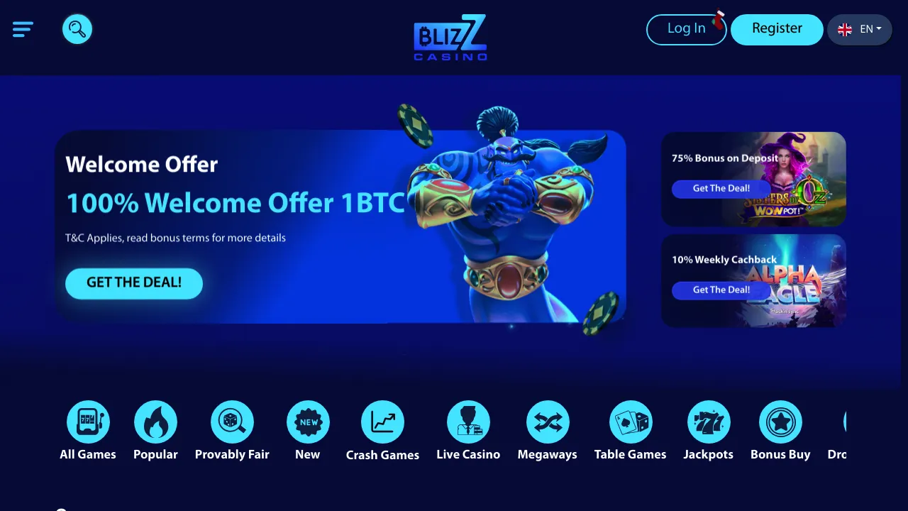 Blizz.io desktop screenshot