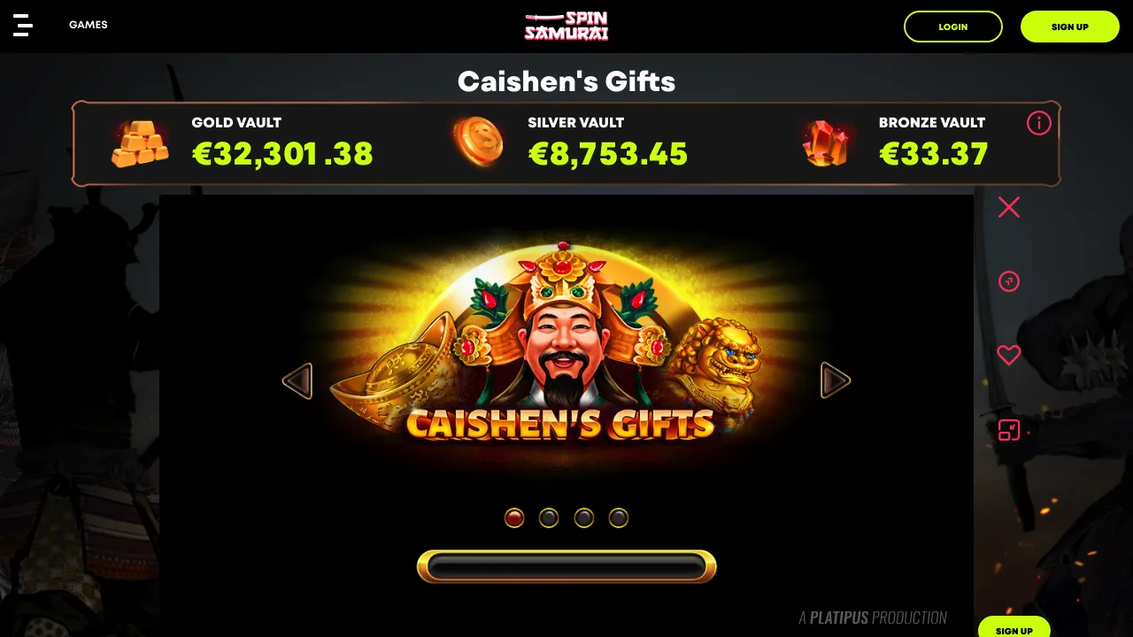 Spin Samurai desktop screenshot