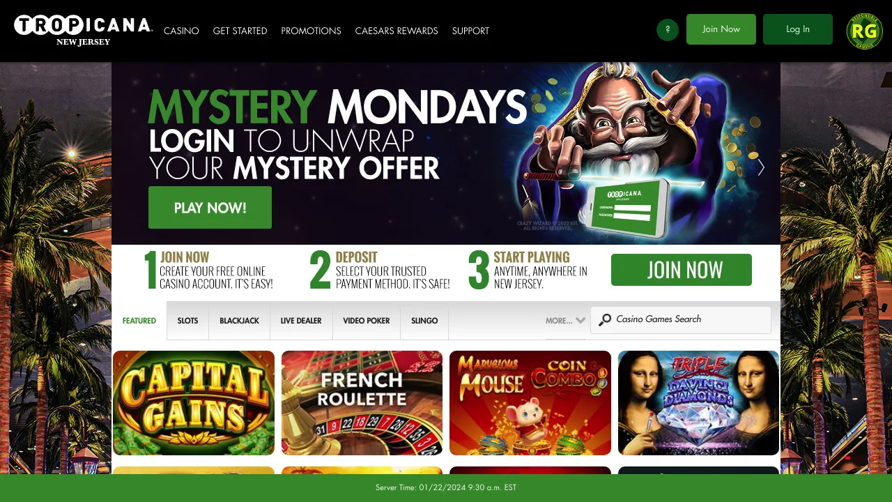 Tropicana desktop screenshot