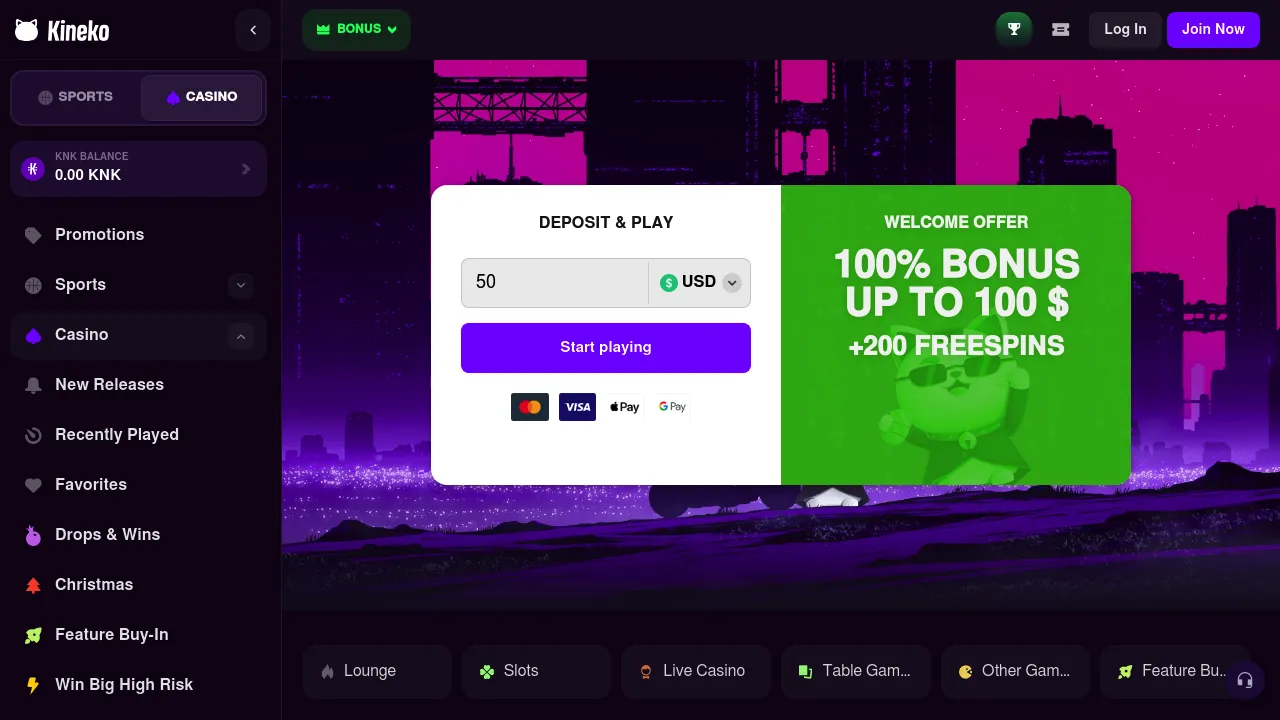 Kineko desktop screenshot