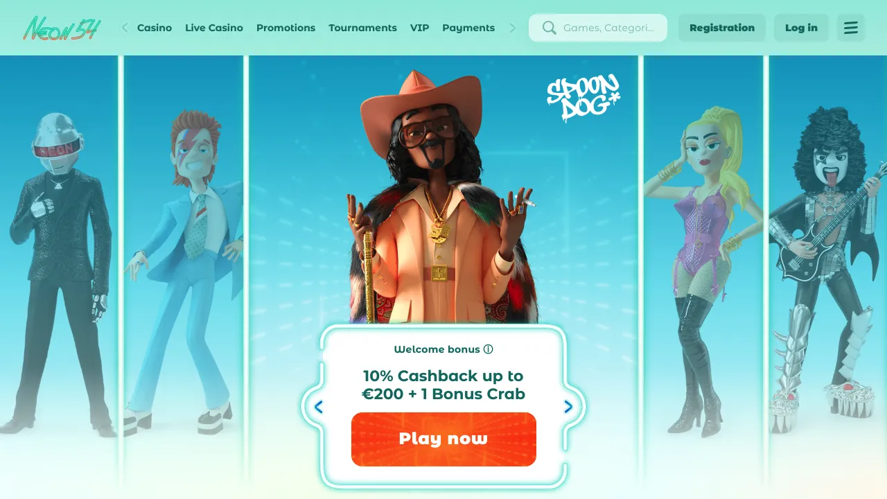 Neon54 desktop screenshot