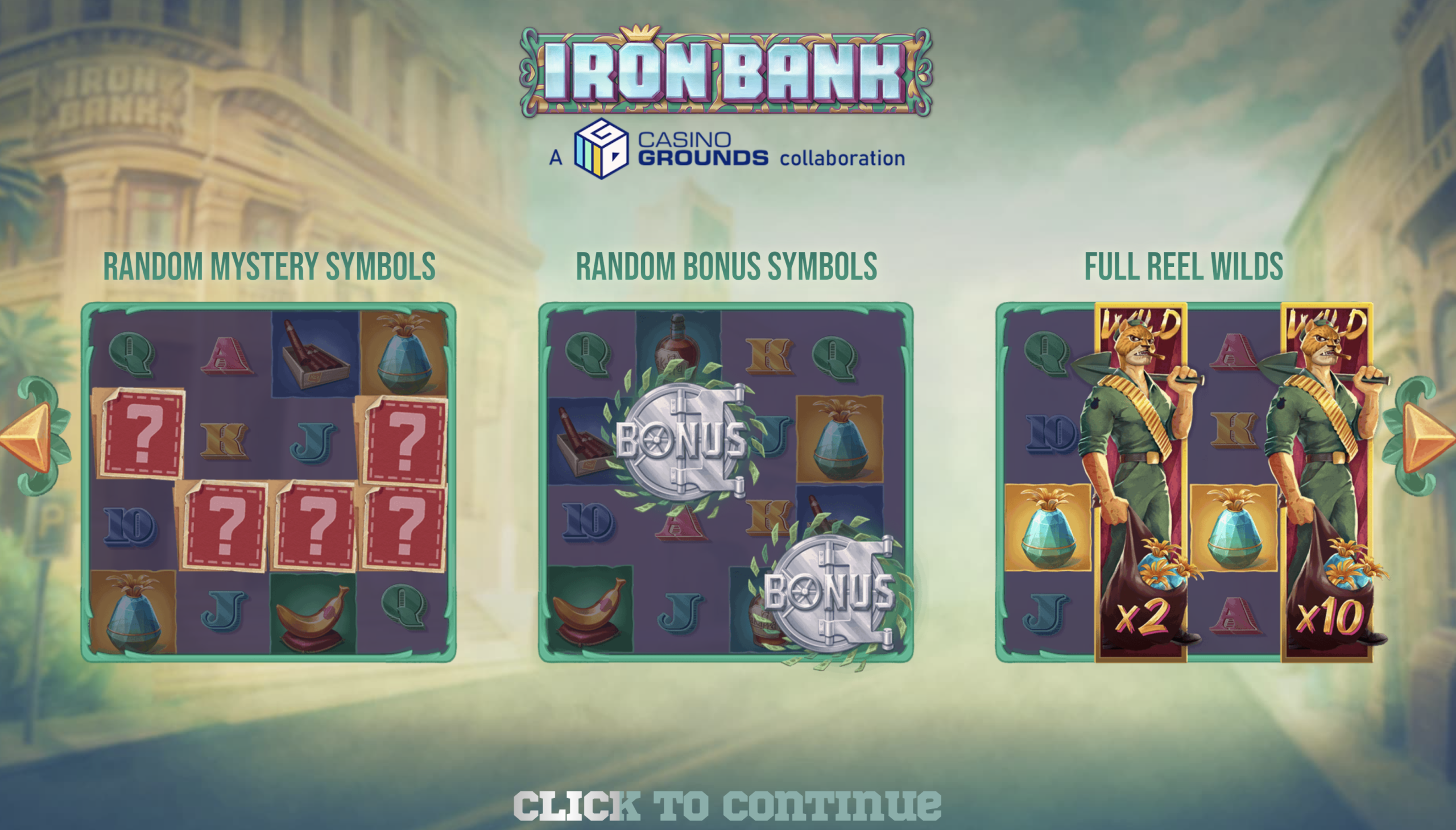 iron bank slot game relax gaming dice girl